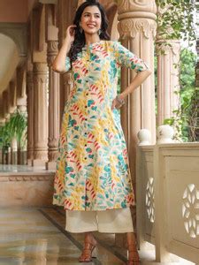 Elegance Style Women Printed Straight Kurta - Buy Elegance Style Women ...