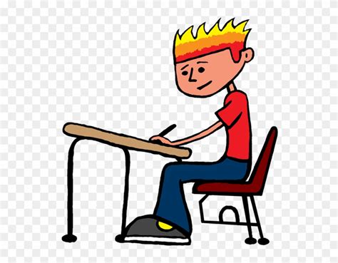 Students Working Hard Clipart People