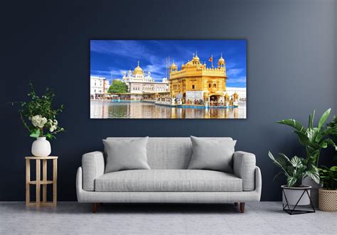 Buy Golden Temple Harmandir Sahib Art Canvas Print,indian Canvas Art ...