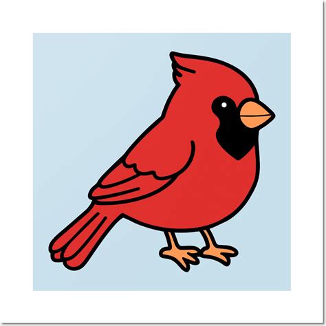 How to Draw a Cardinal – Step by Step Guide | Bird drawings, Cardinal ...