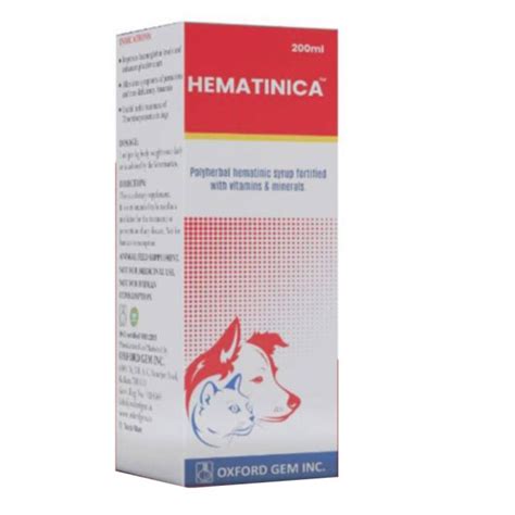 Oxford Gem Hematinica Pet Syrup 200ml