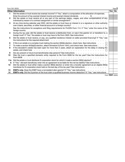 Image result for Form 1041 Examples