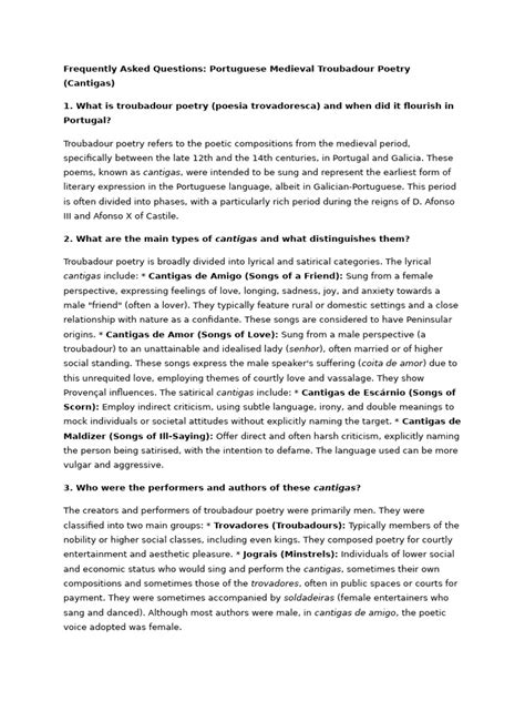 Frequently Asked Questions | PDF | Poetry