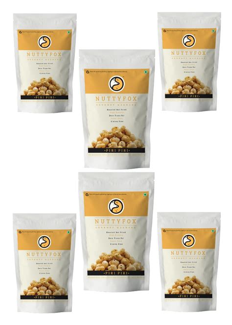 Get Piri Piri Gourmet Makhana - Pack of 6 (480g) at ₹ 810 | LBB Shop