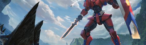 Download wallpaper sword, rocket, shield, pacific rim, jaeger, data ...