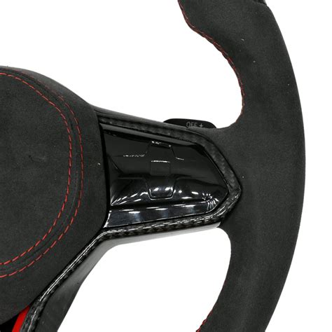 LED Alcantara Steering Wheel for Volkswagen Polo MQB 2014-2023 – CARPLUS