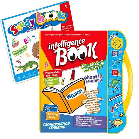 MM TOYS ELECTRONIC KIDS INTELLECTUAL E LEARNING BOOK WITH READING AND ...