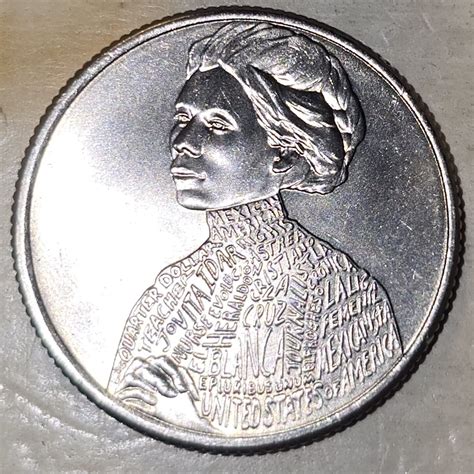 Rare Jovita Idar Quarter 2023 P mint Error Coin Reading "In Cod We ...