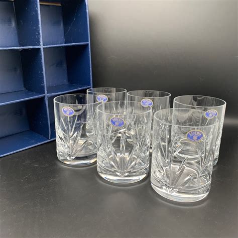 Proantic: Bohemian Crystal Whiskey Glasses