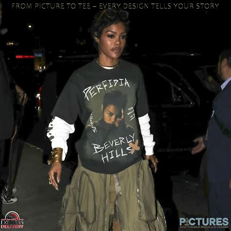 Teyana Taylor Perfidia Beverly Hills Large Print T Shirt • Picturestees ...