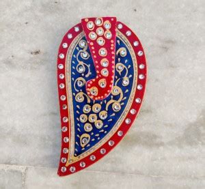 CRAFTOHOLICS Marble Chopda 4.5 inch Chawal-Akshat- Haldi - Kumkum Box ...