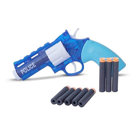 Jankee's Police Shooting Pistol Toy Gun for Kids with 10 Soft Foam ...