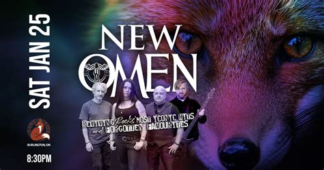 New Omen at The Slye Fox - Sat Jan 25/2025, The Slye Fox, Burlington ...