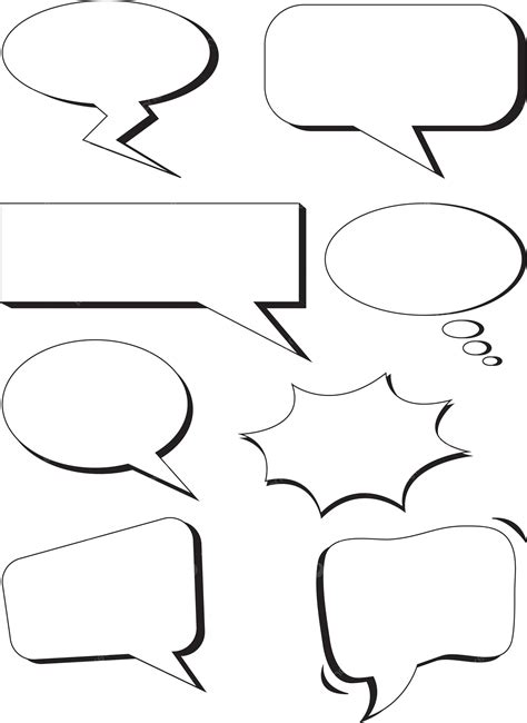 Top 41+ Free Cute Cartoon Speech Bubbles Mix Vector