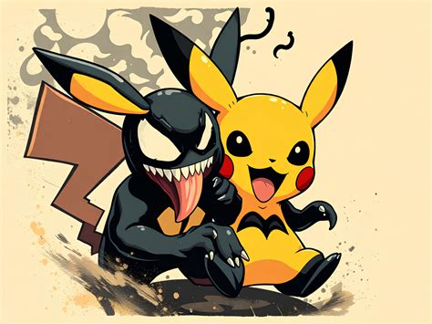 Venom in the pokemon world poster – Inkyprinty.in