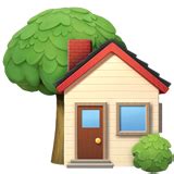🏡 House with garden emoji copy paste png download
