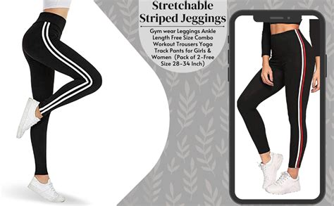 Buy Fitg18 Gym wear Leggings Ankle Length Free Size Combo Workout ...