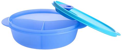 Buy Tupperware CRYSTAL WAVE DIVIDED DISH(LUNCH/SNACKS BOX) Online at ...