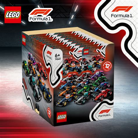 LEGO F1 Collectible Race Cars Retail Box of 36x Minifigure Blind Boxes ...