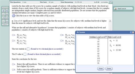 Image result for How to Find Test Statistic Using StatCrunch