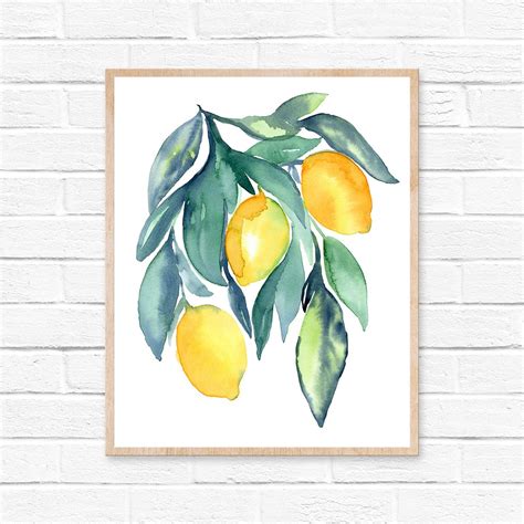 Lemon Watercolor Painting at PaintingValley.com | Explore collection of ...