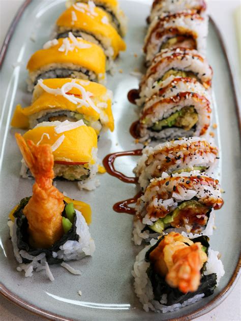 Sushi Crunchy Shrimp Roll Recipe Shrimp Tempura Roll Recipe