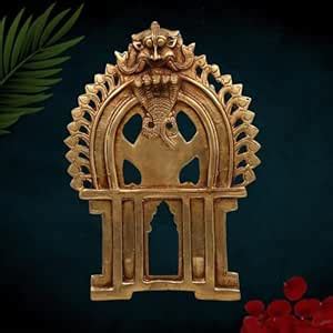 Buy Bhunes Brass Prabhavali Arch Frame | Handcrafted Prabhawali Wall ...