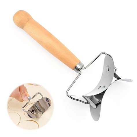 HASTHIP® Stainless Steel Rolling Pastry Cutter Dumpling Wrapper Circle ...