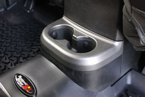 Rugged Ridge (11157.18) – Cup Holder Trim; Center Console; Charcoal ...
