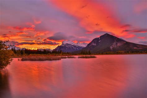 Sunrise At Banff National Park Wallpaper,HD Nature Wallpapers,4k Wallpapers,Images,Backgrounds ...
