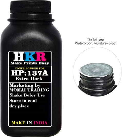 hkr TONER POWDER FOR HP 137A Toner Cartridge for HP M208DW/M232DWC ...