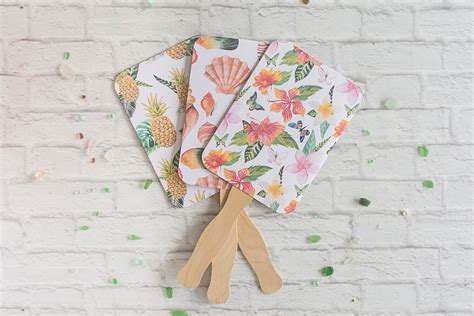 DIY Hand Fans - How to Make your Own Customized Hand Fans (with free ...