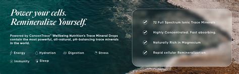 Buy Trace Mineral Drops (ConcenTrace®) | Wellbeing Nutrition