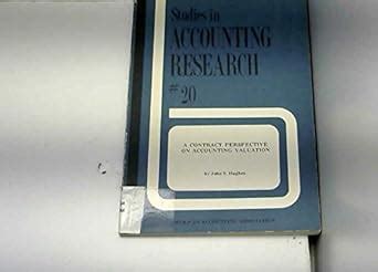 A Contract Perspective on Accounting Valuation (Studies in Accounting ...