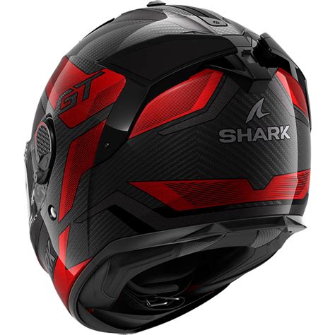 Shark Spartan Gt Pro Carbon Ritmo Red Helmet
