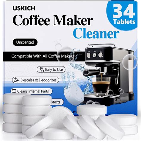 Amazon.com: Coffee Machine Cleaner Descaler Tablets 34 Pack, Coffee ...