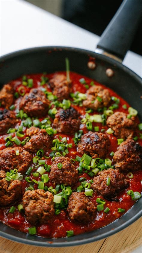 THRST App | EASY ONE-PAN MEATBALLS / 🧆 1 SERVING: Kcal: 350 Protein ...