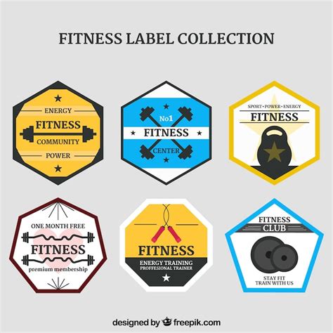 Fitness badges Images - Free Download on Freepik