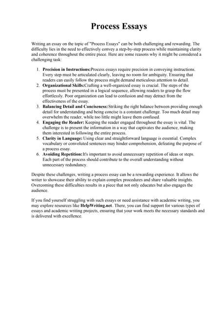 Image result for Process Analysis Essay Conclusion Examples