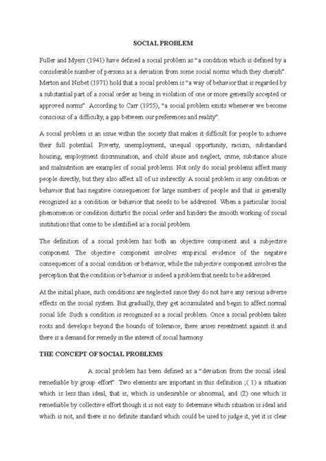 Social Problems in India: A Study of Module 4's Key Concepts - Studocu