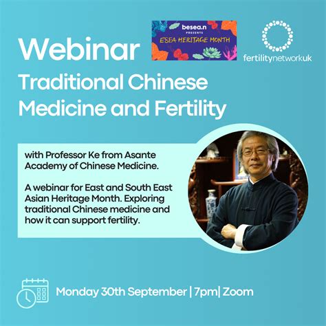 Webinar: Traditional Chinese Medicine and Fertility with Professor Ke ...