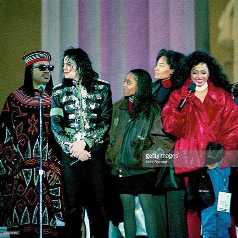 Stevie Wonder, Michael Jackson, Rhonda Ross, Tracee Ellis Ross and ...