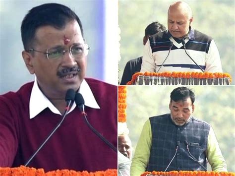 Arvind Kejriwal Oath Taking Ceremony As Delhi Cm Third Consecutive Term ...