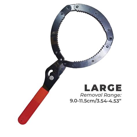 Universal Adjustable Oil Filter Wrench Pembuka Oil Filter Opener Pembuka Filter Minyak Hitam ...