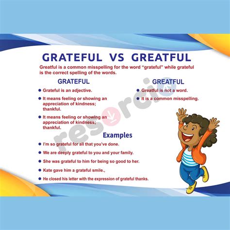 Greatful Vs Grateful