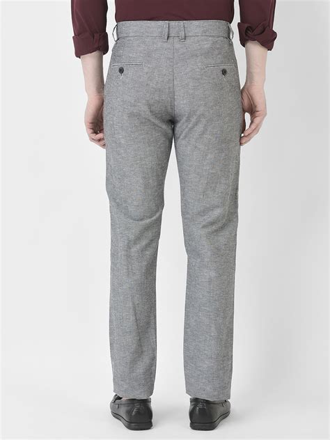 Dark Melange Grey Trousers – Crimsoune Club