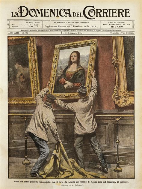 The theft of the Mona Lisa: How an icon was born | Da vinci drawings, Art history, Mona lisa