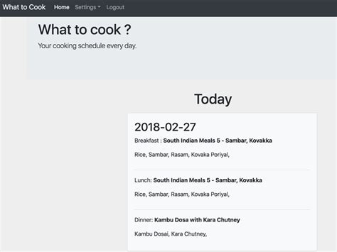 What To Cook - Simple Web Application in PHP and VueJs | Freelancer