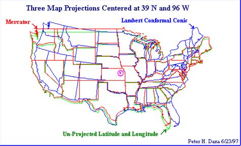 Mercator Map Projection 的图像结果