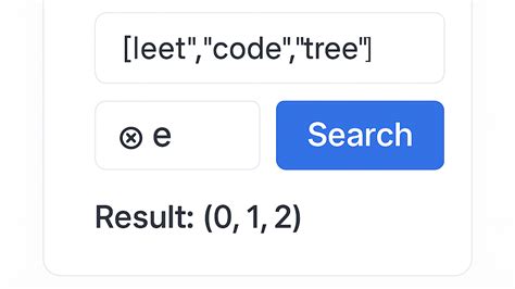 Find Words Containing Character